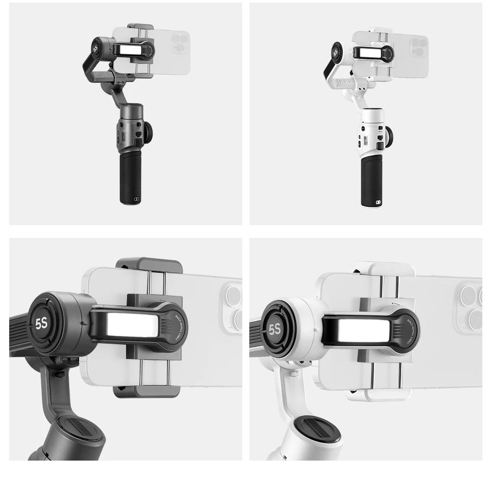 Imagem -06 - Zhiyun Smooth 5s 3-axis Foco Pull & Zoom Capacidade Handheld Cardan Estabilizador para Smartphone Iphone Samsung Huawei Xiaomi