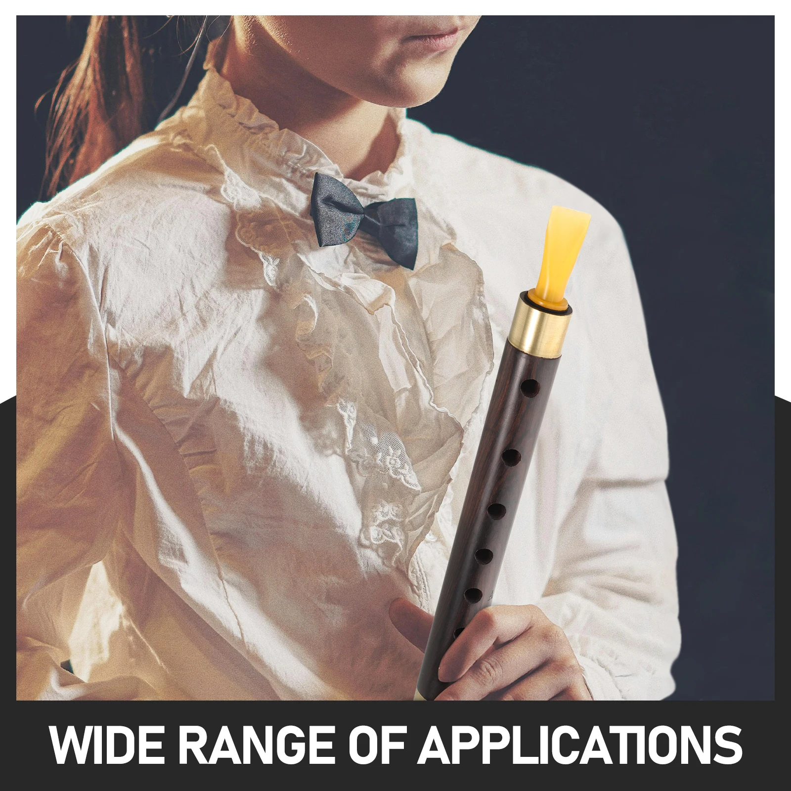 

Ebony Flute A Key Handmade Wind Instrument for Folk Music Performances Beginner Chinese Flute Portable Travel Musical Hobby