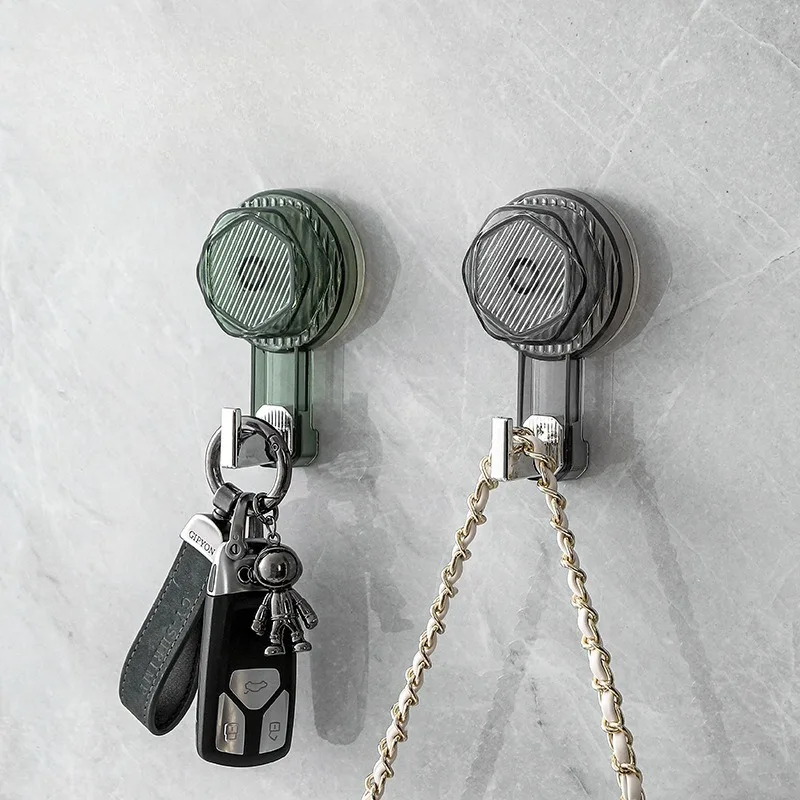 New Strong Non-punching Bathroom Door Non-marking Viscose Wall Bathroom Towel Hanging Clothes Suction Cup Hook