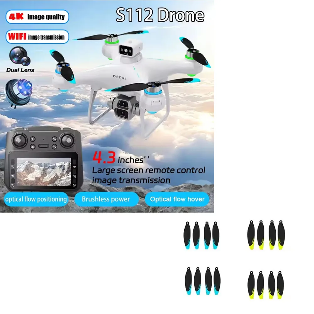 S112 Drone Accessory S112 Drone Batteries 3.7V / Propeller Blade / Use For S112 Drone Part