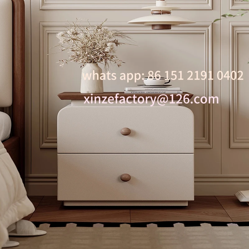 

Customizable Dormitorio BedroomModern European Night Table Minimal Design Storage Nightstands Decoration Aesthetic Muebles Para