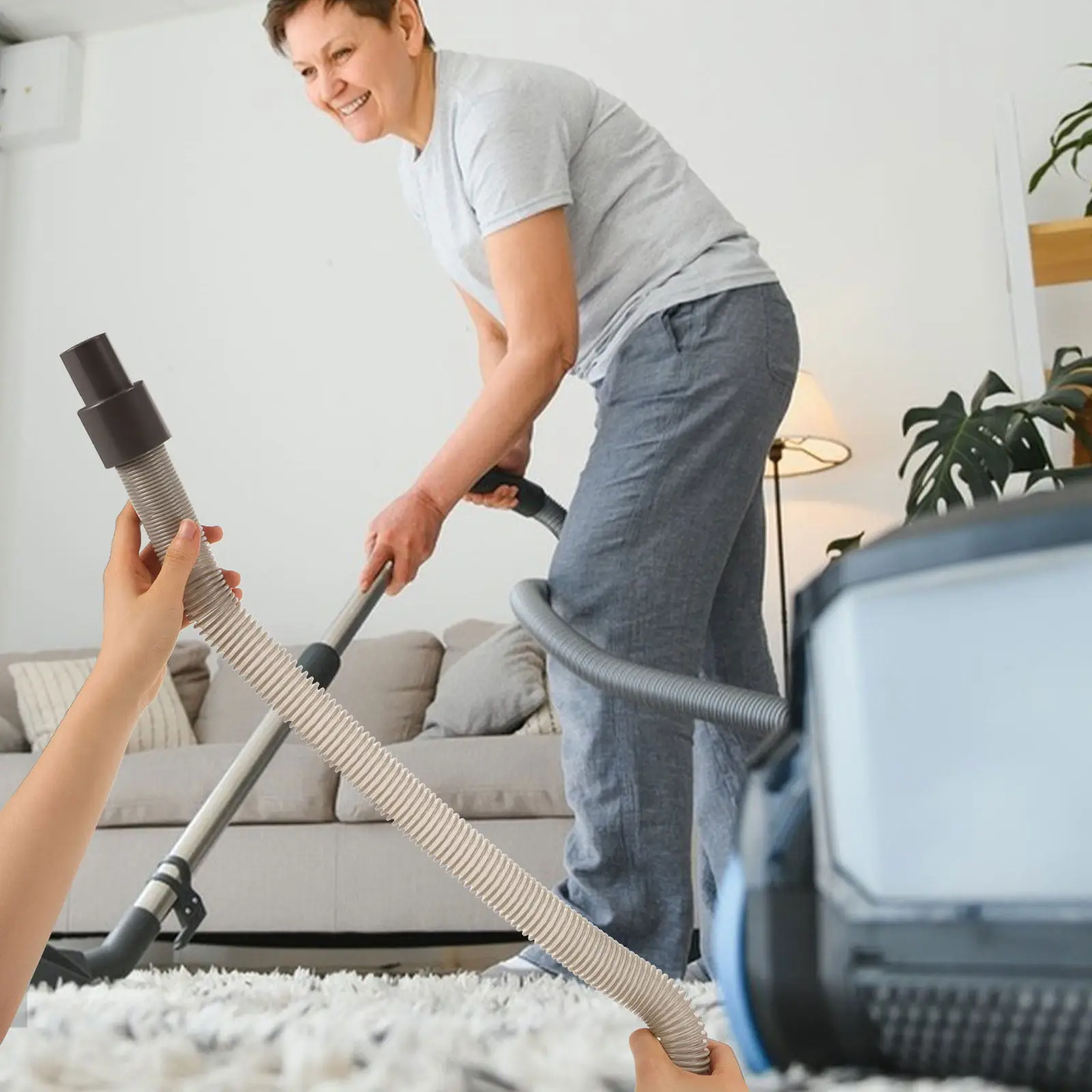 

Гибкий шланг для пылесоса из АБС-пластика, сменная трубка для сбора пыли, совместимая с промышленными, бытовыми и офисными пылесосами