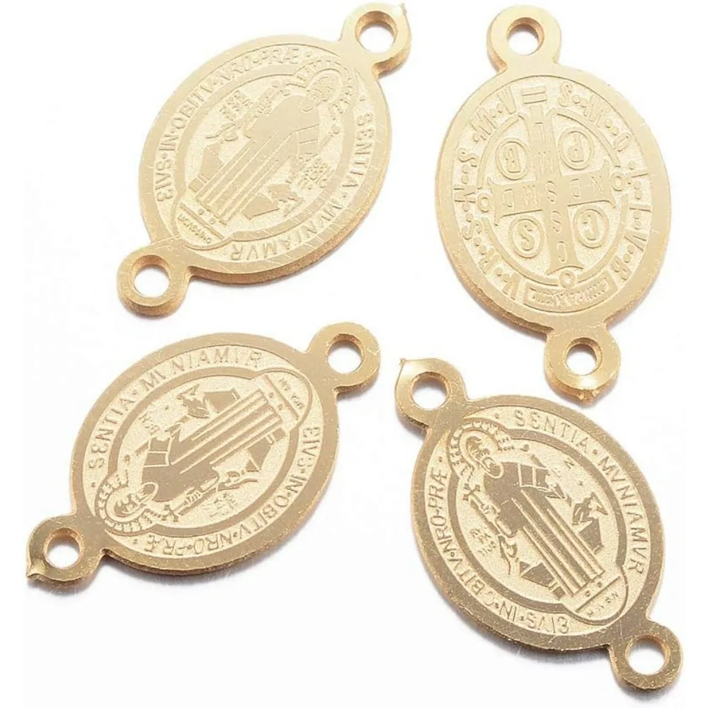 

5 шт., соединители из нержавеющей стали 304, 16x9x0,8 мм, золотые, плоские, овальные, с человеческими подвесками, подвески-звенья с отверстием 1 мм для DIY