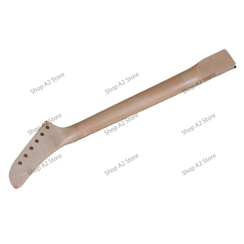 T-Handle Banana Head 6 Strings 24 Frets Rosewood Fingerboard Canadian Maple Matte 5.7 Wide Electric Guitar Neck