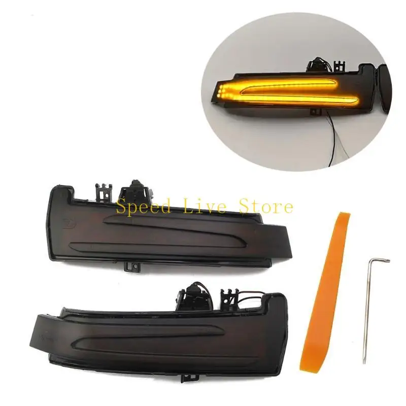 547C Scroll LED Dynamic Turn Light For-Mercedes Benz-C Class A-Klasse W176 Bj. Mirror Flashing Light Repeater