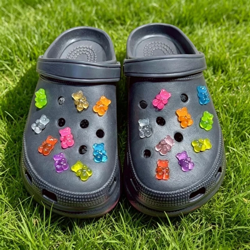 Heißer Verkauf: Süße Schuh-Charms, DIY Bunte Gummibärchen-Handarbeiten, Abnehmbare Schnallen-Charms für Lochschuhe – Detail 3