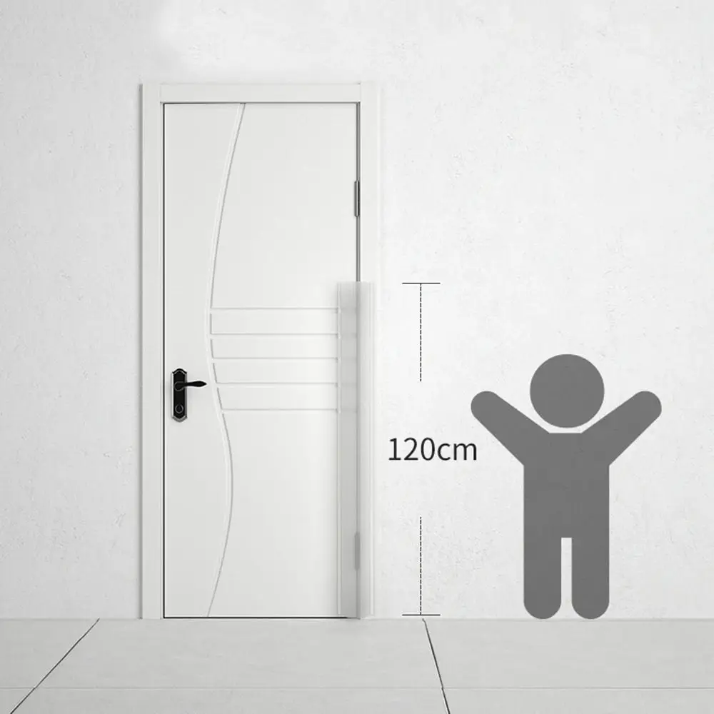 Translucent Finger Pinch Door Guard 120cm Anti-pinch Door Hinge Protector Cover Seamless Safety Door Stopper Kindergarten