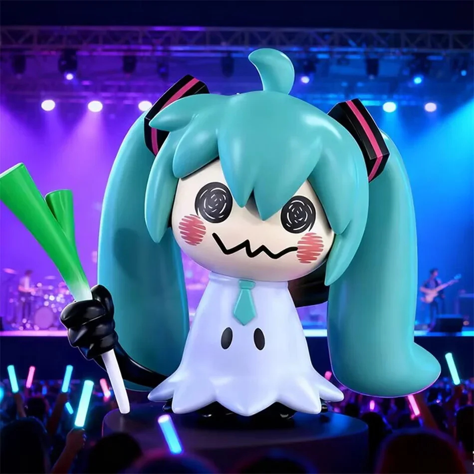7cm Hatsune Miku Anime-Figur, Niedliche Mimikyu Miku Figur, GK-Statue Modellpuppe, Sammlerstück für Zimmer- und Schreibtischdekoration, Spielzeug-Geschenk