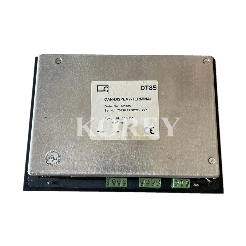 DT85 Control Screen CAN-DISPLAY-TERMINAL 1-DT85