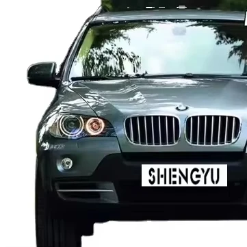 

Для BMW X5 E70 2008-2010 Обновление до X5M Комплект кузова автомобиля Бамперы Боковые юбки Выхлопные трубы Крыло
