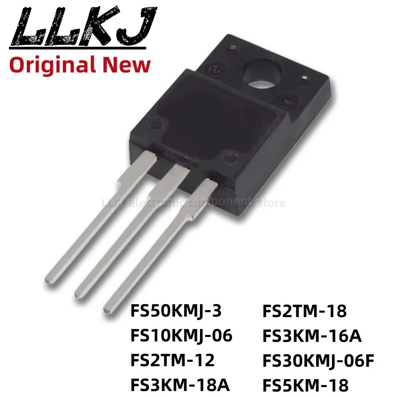 1pcs FS50KMJ-3 FS10KMJ-06 FS2TM-12 FS3KM-18A FS2TM-18 FS3KM-16A FS30KMJ-06F FS5KM-18 TO-220F MOS FET