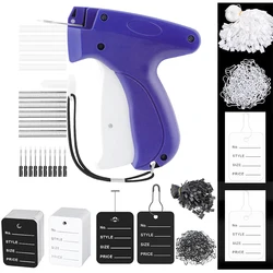 Tagging Gun Clothes Garment Tag Attacher Kit with Needles Standard Plastic Barbs Fasteners Hang Label Strings for Clothing