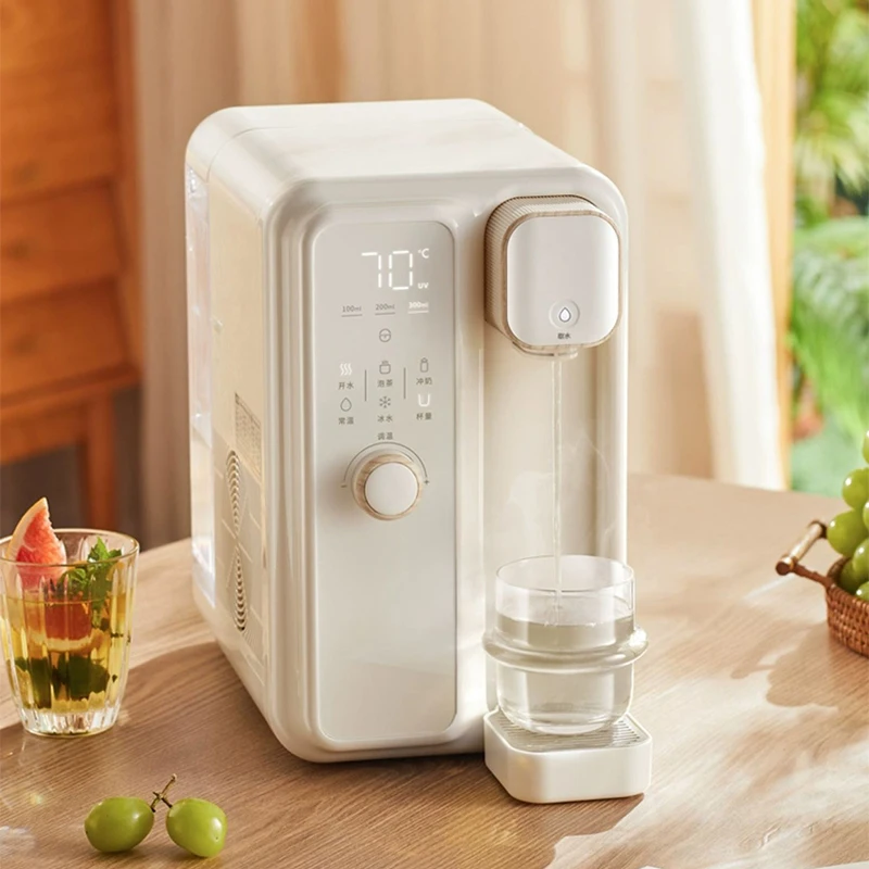 

Умный диспенсер для воды с мгновенным нагревом и функцией заваривания чая, регулируемая температура и объем воды, диспенсер с контролем расхода воды