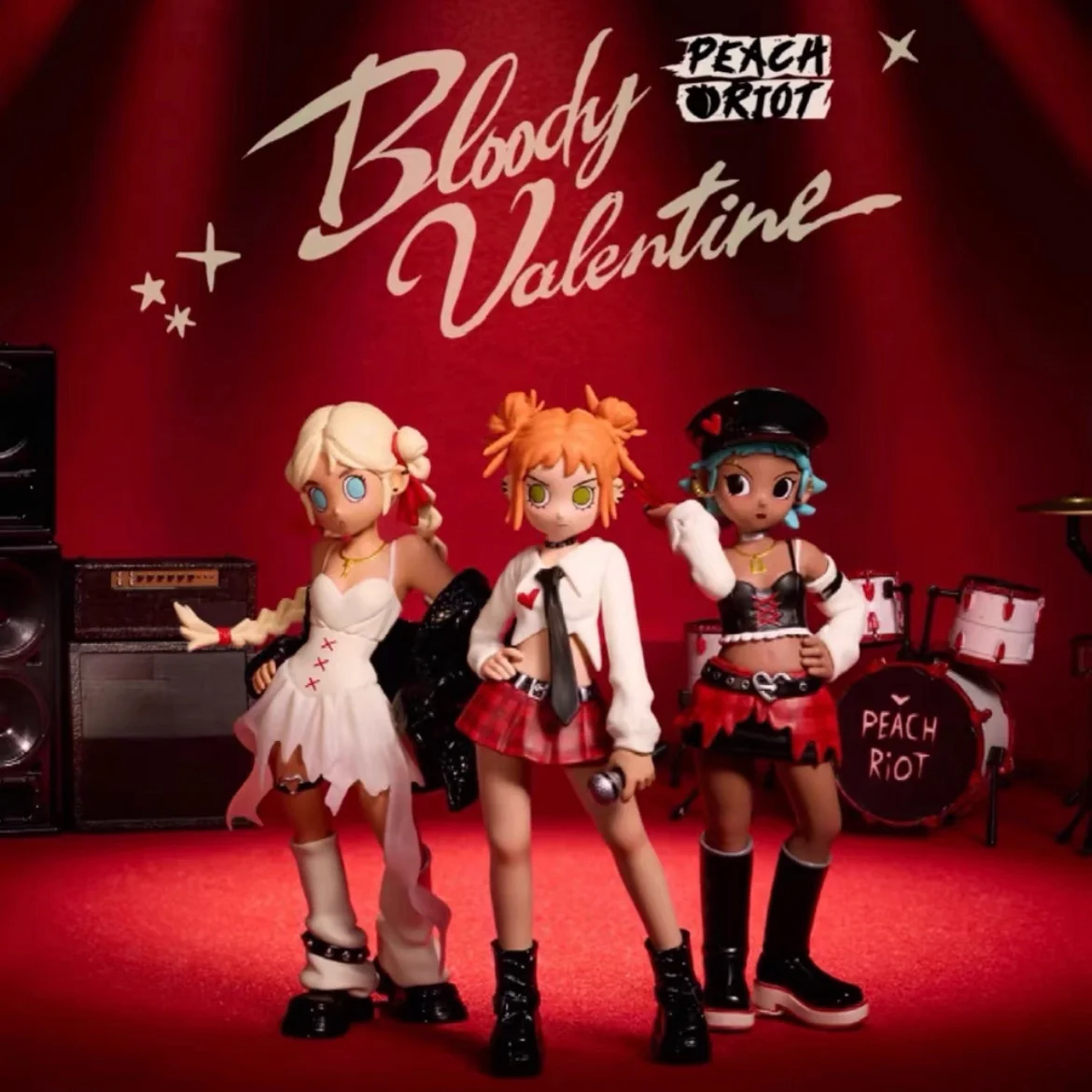 

POP MART Peach Riot Blood-Colored Valentine's Day Limited Edition Cute and Fun Toys Surprise Collection Birthday Gift in Stock