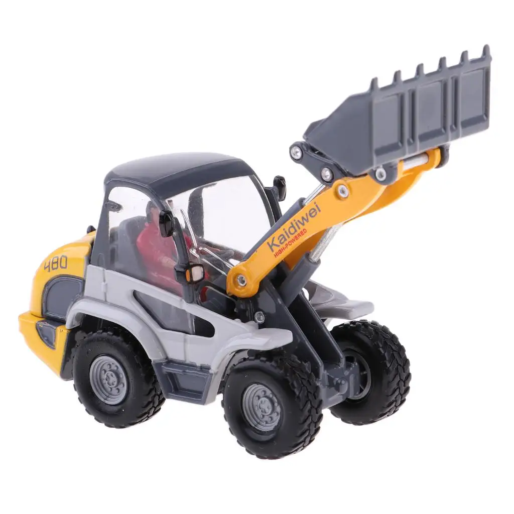 Light Forklift Toy Alloy Collectible Car Model 1 50 Scale Construction Forklift Rc Kids Play Game Gift for Home Decor