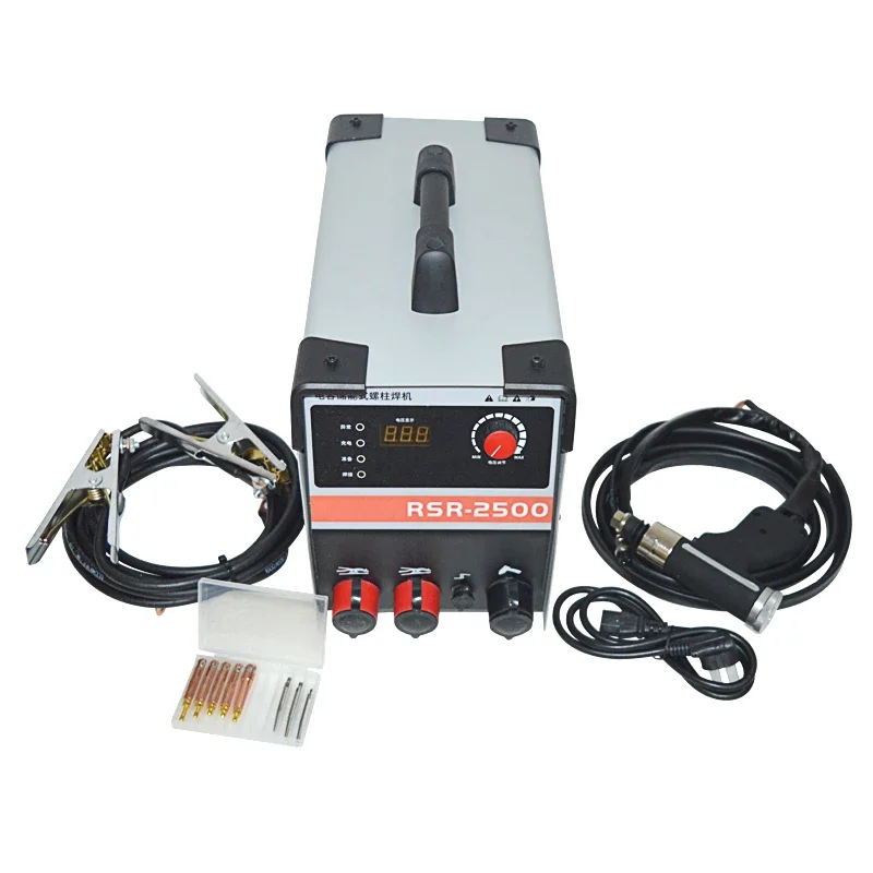 108000uF Welded Bolt Plate Insulated Nail Screw Welder 220V 50/60HZ RSR-2500 Capacitor Energy Storage Stud Welder