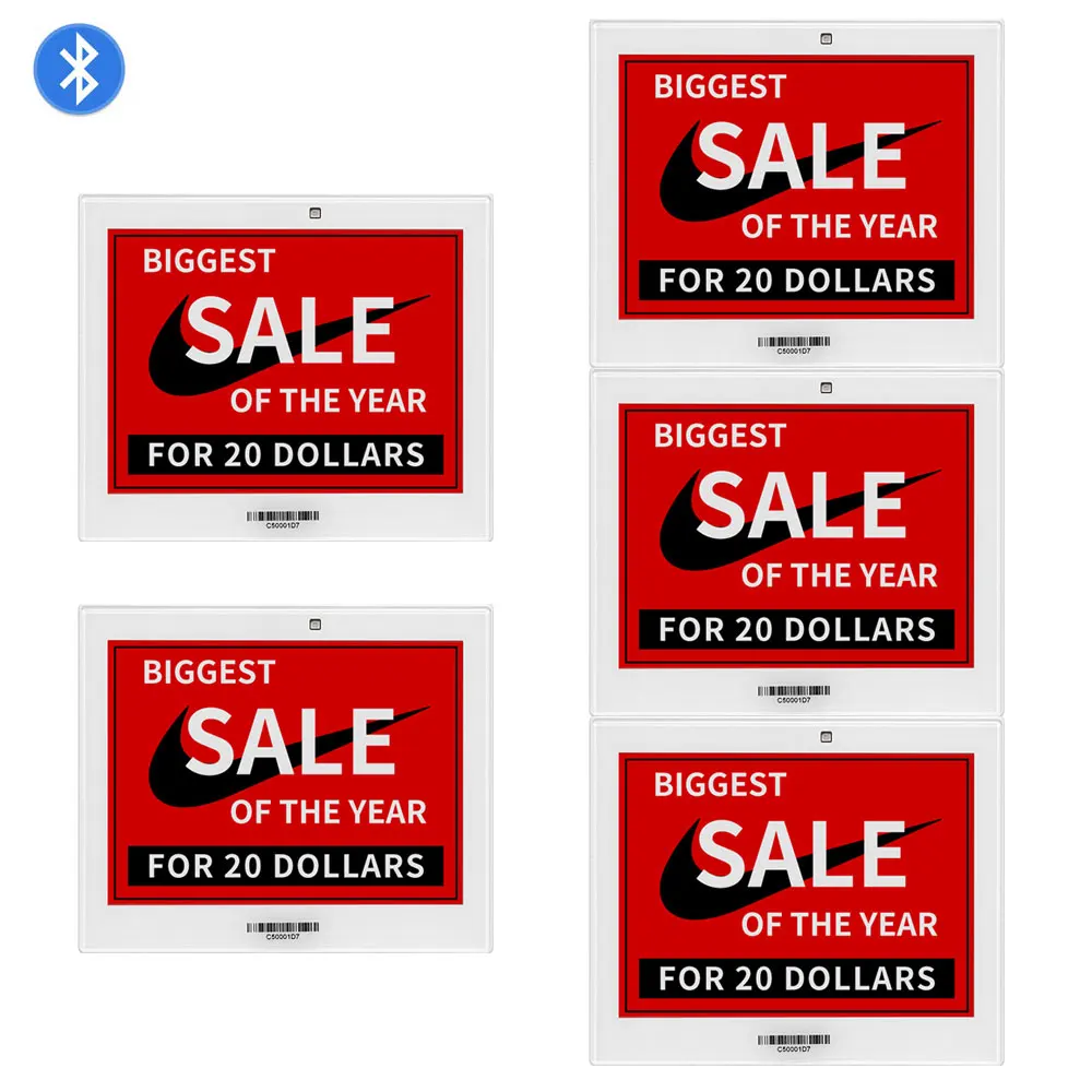 5.83인치 블루투스 전자 가격표 3색 가격표 스마트 디지털 E-링크 전자종이 디스플레이 ESL (슈퍼마켓용)