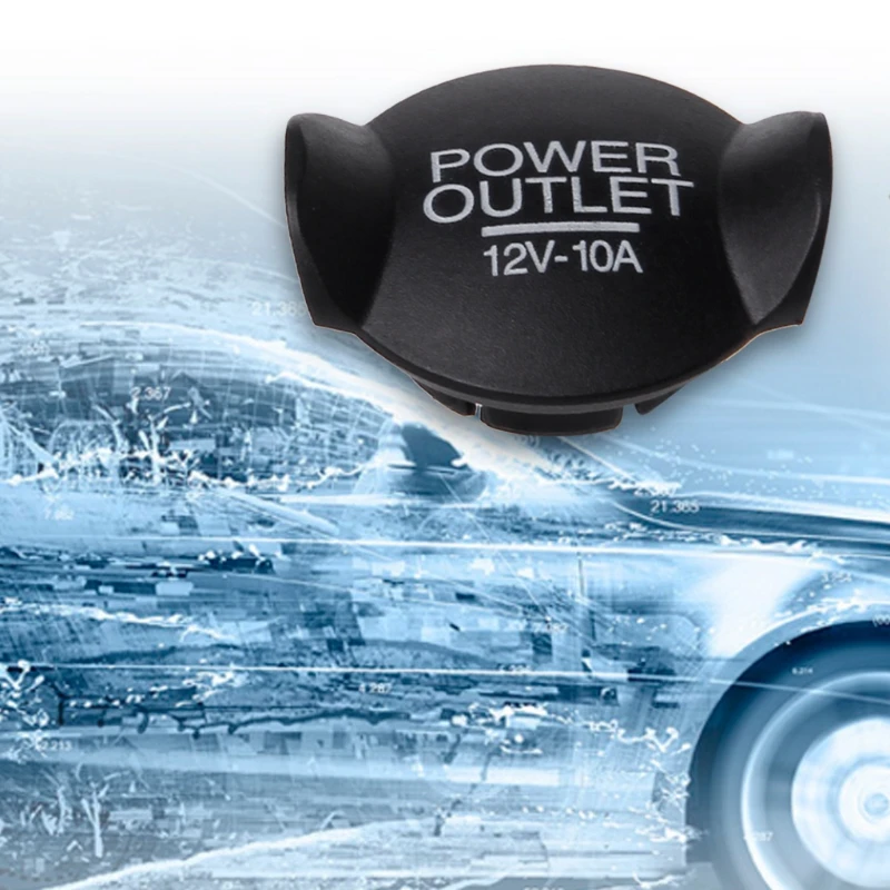 12V Universal Car Cigarette Power Socket Outlet Plug Cover 21mm 22mm