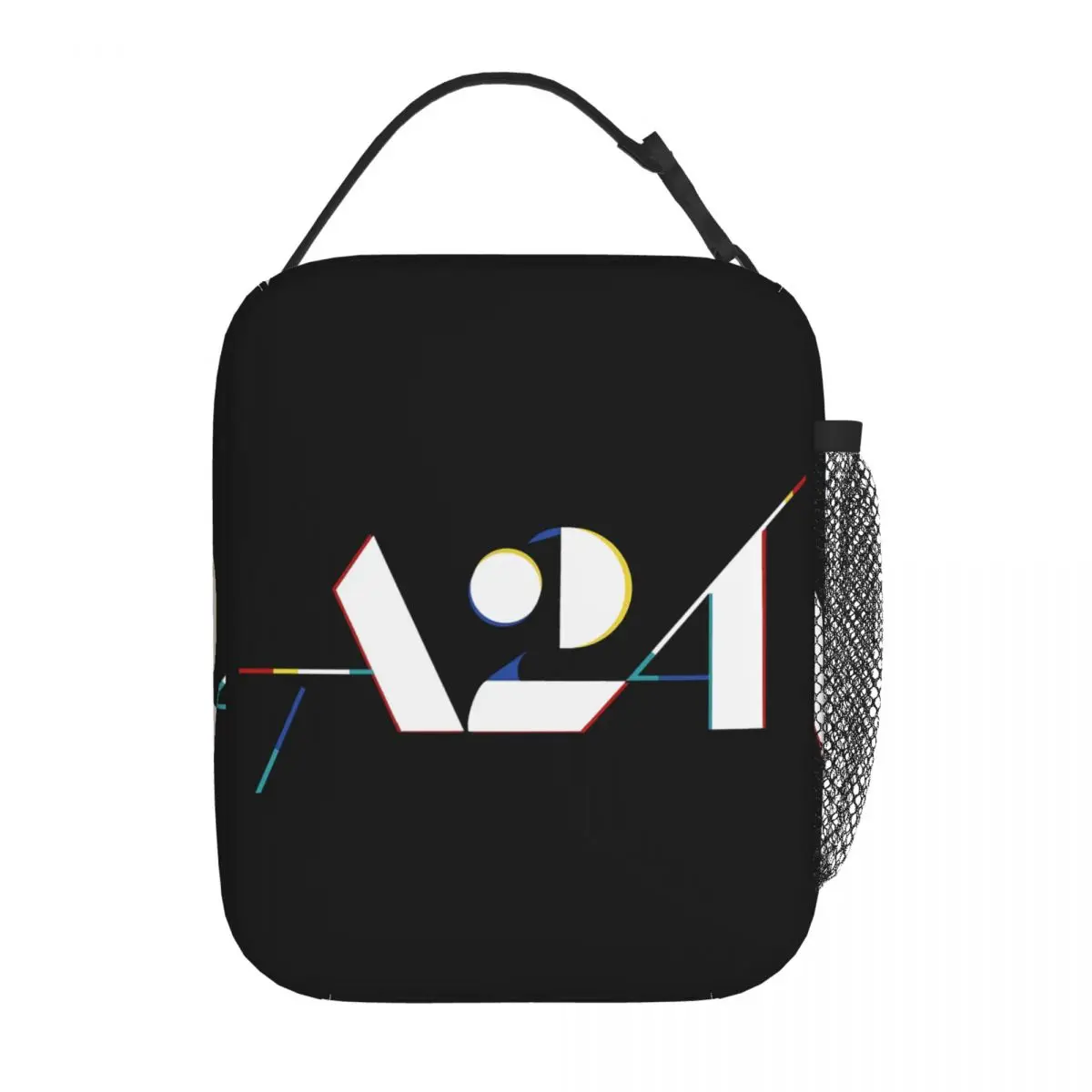 Bolsa de almuerzo aislada con logotipo de películas A24, bolso de mano para alimentos