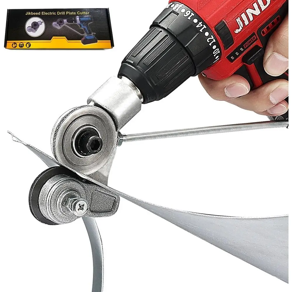 

Electric Drill Metal Nibbler Attachment for Cutting Sheets up to 21 Gauge