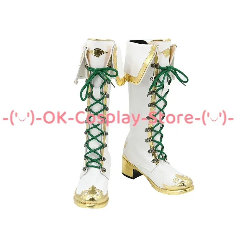 [Angepasst] Umamusume: Pretty Derby Mejiro McQueen Cosplay Schuhe Spiel Roleplay Prop Halloween Karneval Party PU Leder Stiefel