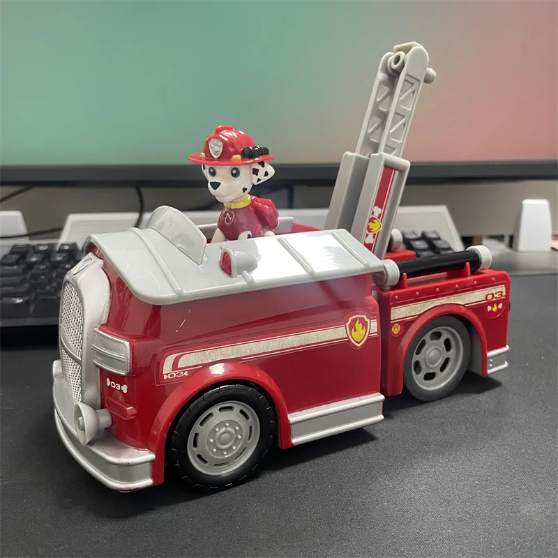 

Genuine Paw Patrol car large size Chase Marshall Scalable rescue vehicle Sound and light version Selling without box