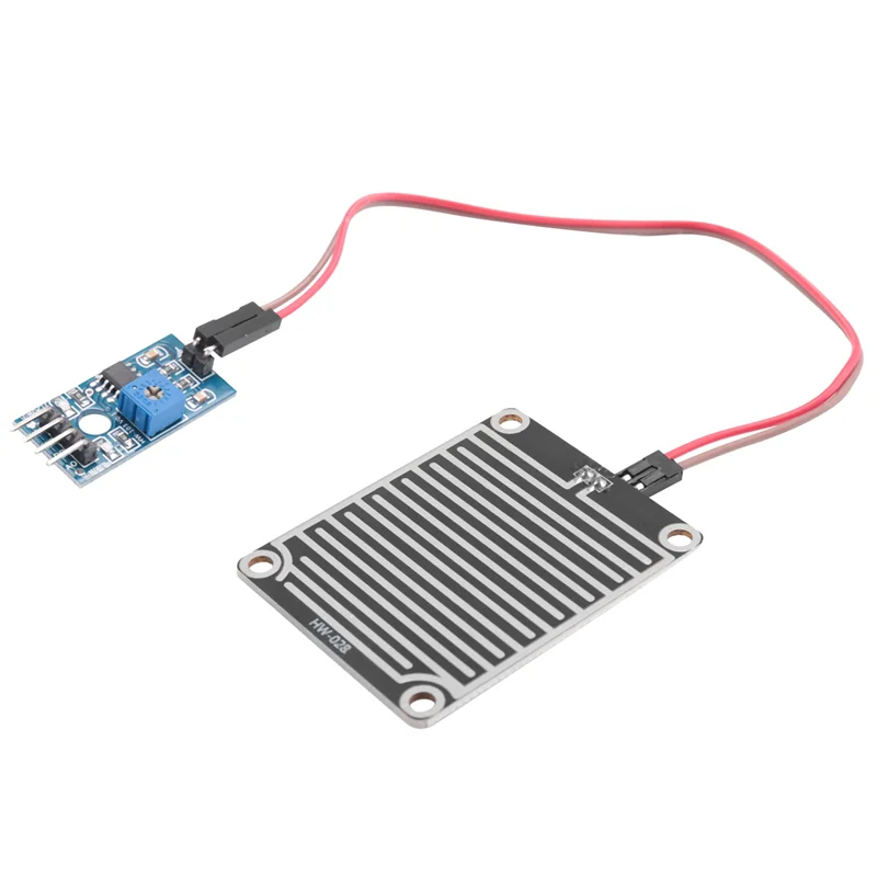 Módulo de sensor de lluvia Módulo de sensor de lluvia de agua de lluvia 3, 3V-5V-ABFT