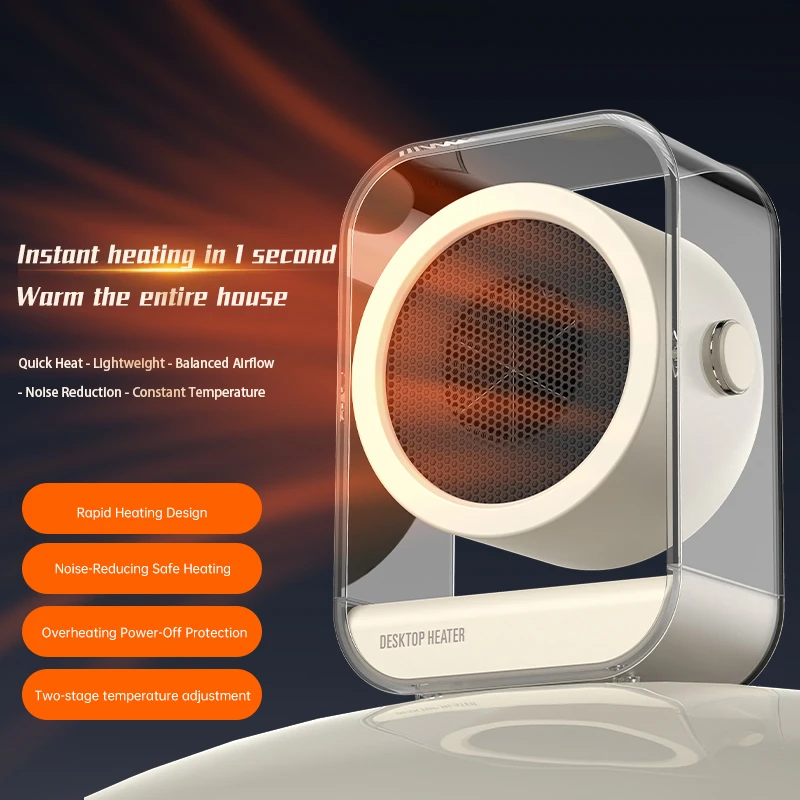 

Xiaomi 500 Вт настольный обогреватель теплого воздуха PTC керамический быстрый нагрев бытовой радиатор для домашнего офиса зимний нагревательный прибор