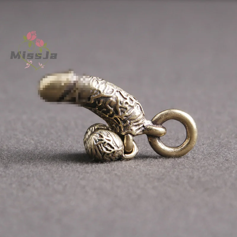 Male Penis Pendant Keychain Pendant Fun Creative Simulation Chick Personality