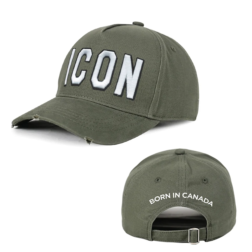 

2024 DICON Brand Baseball Cap Mens Summer ICON Letter cotton Mens Women Basenall Hat Dad Casual Cap Hip Hop Cap Snapback Caps