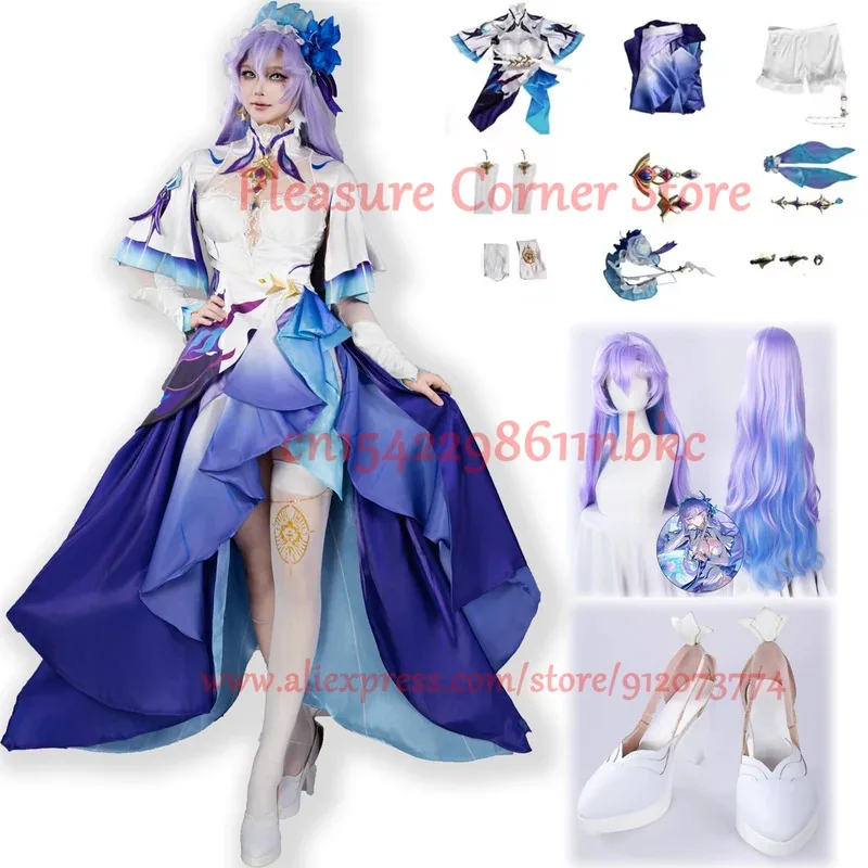 

Новый персонаж Wuthering Waves Cantarella Косплей Костюм Полный комплект Cantarella Косплей Униформа Outfis Парик Обувь Опора