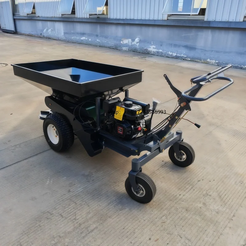 Easy Adjust Powered High-Strength Steel Double Disc Rotating Spreading Agricultural Fertilizer Spreader for Salt Manure