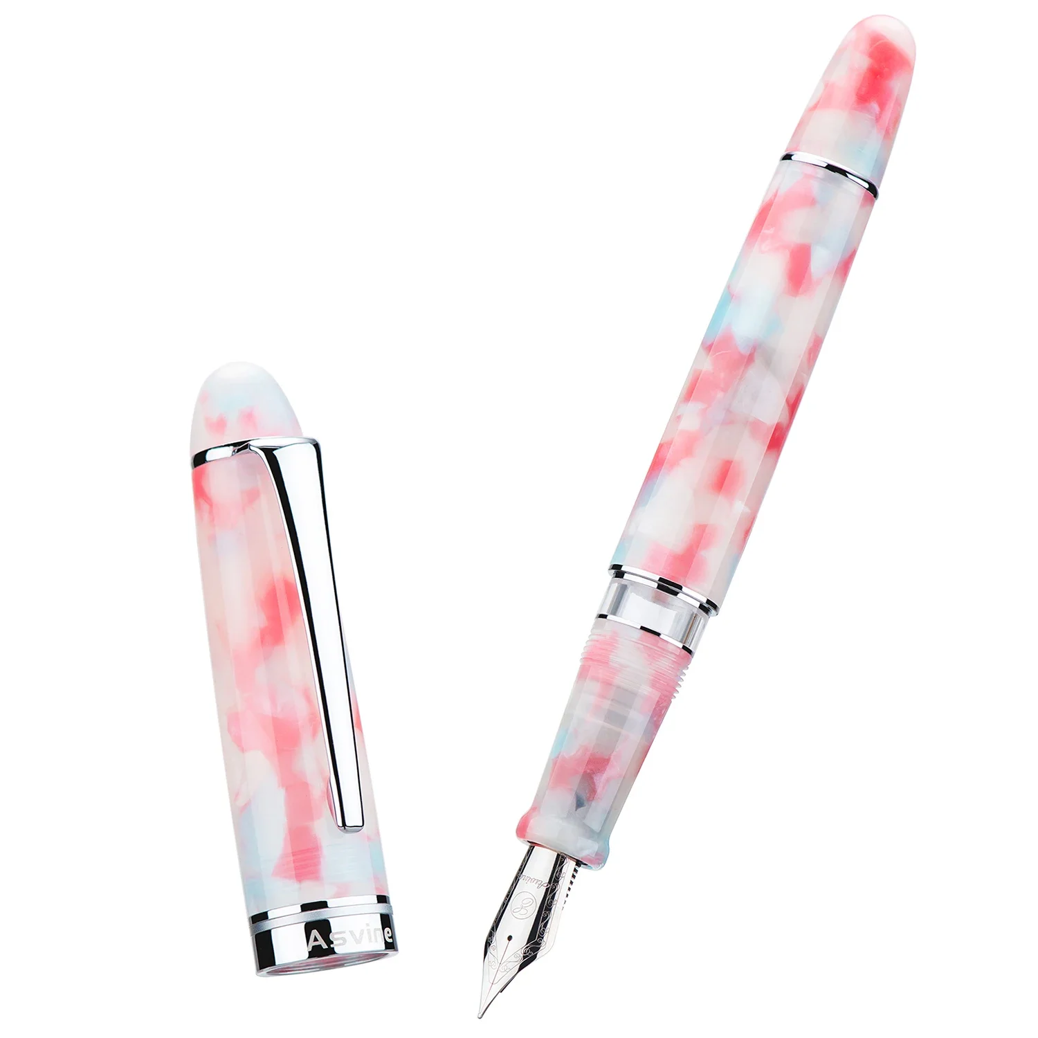 Original Asvine P50 Differential Piston Pen Acrylic High Grade Exquisite Business Office High Appearance Student Gift Set