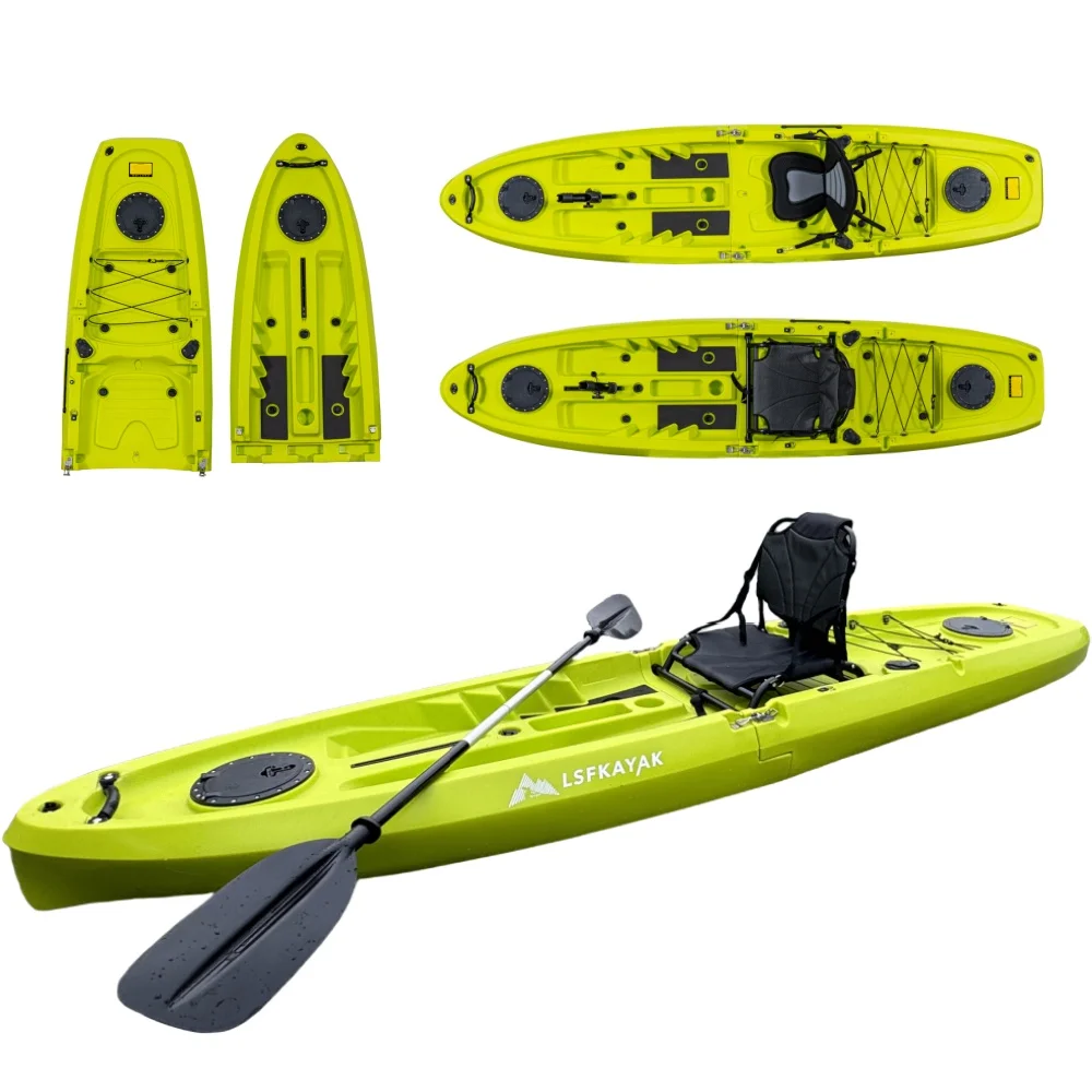 2025 NEW Modular Kayak 11ft Sit on Top Fishing Kayak,Super Lightweight, Paddle Motorized Plastic Kajak view 2