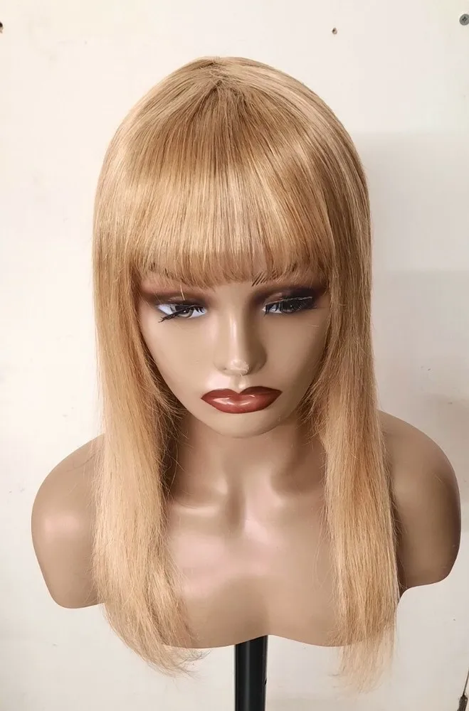 Brasileiro # P27/613 Peruca Reta Com Franja 18