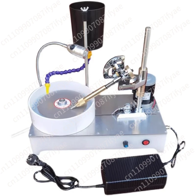 

Grinding and polishing machine gem faceting machine DC continuously regulating speed regulating gemstone angle mill