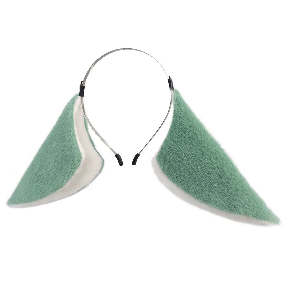 Em estoque huohuo cosplay orelha cauda raposa menina peludo fuzzy peludo traje honkai estrela ferroviário huo huo huo sexy Х®хо halloween natal