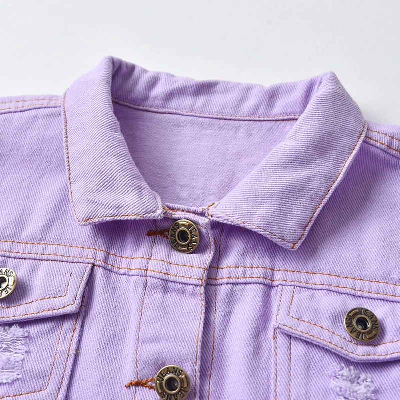 1-6 Years Baby Boys Denim Jacket Spring Autumn Kids Jean Coat For Girls Princess Outerwear Birthday Gifts New Children Clothing