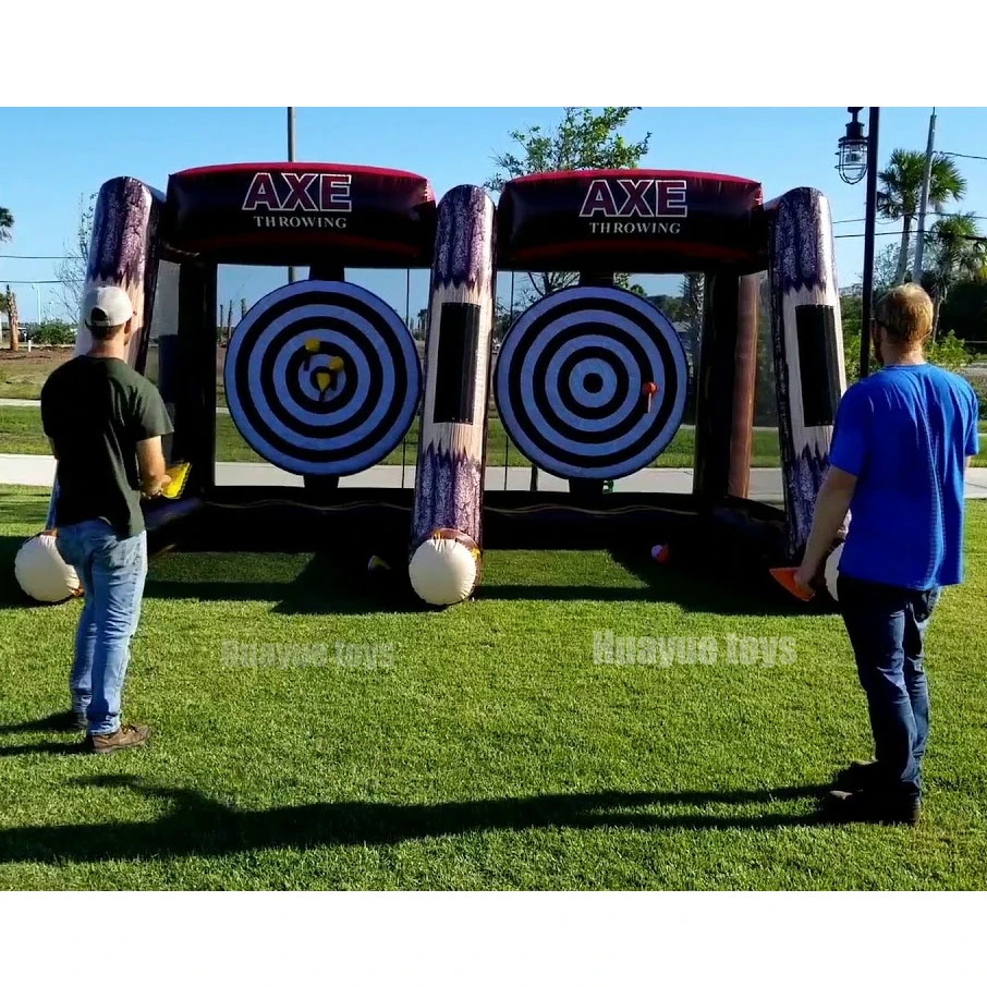 Battle Axes Carnival Games Adults Kids Inflatable Axe Throwing Sport Team Building Game For Sale - view 5
