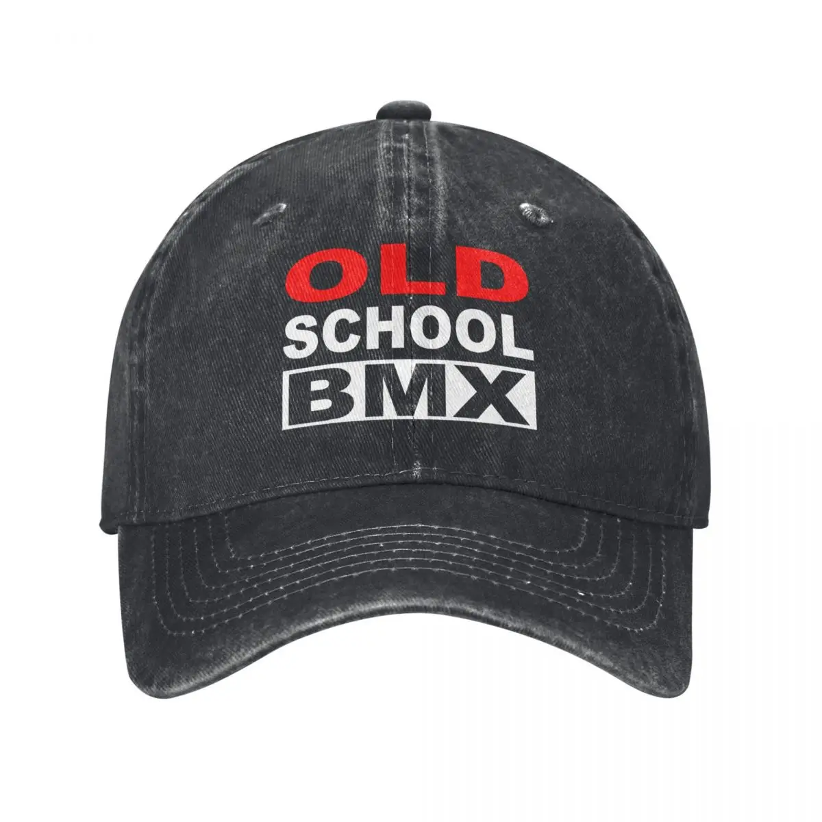 Old School Bmx Vintage Unisex Baseball Cap Racing Redline Schwinn Distressed Denim Caps Hat Retro Outdoor Workouts Headwear