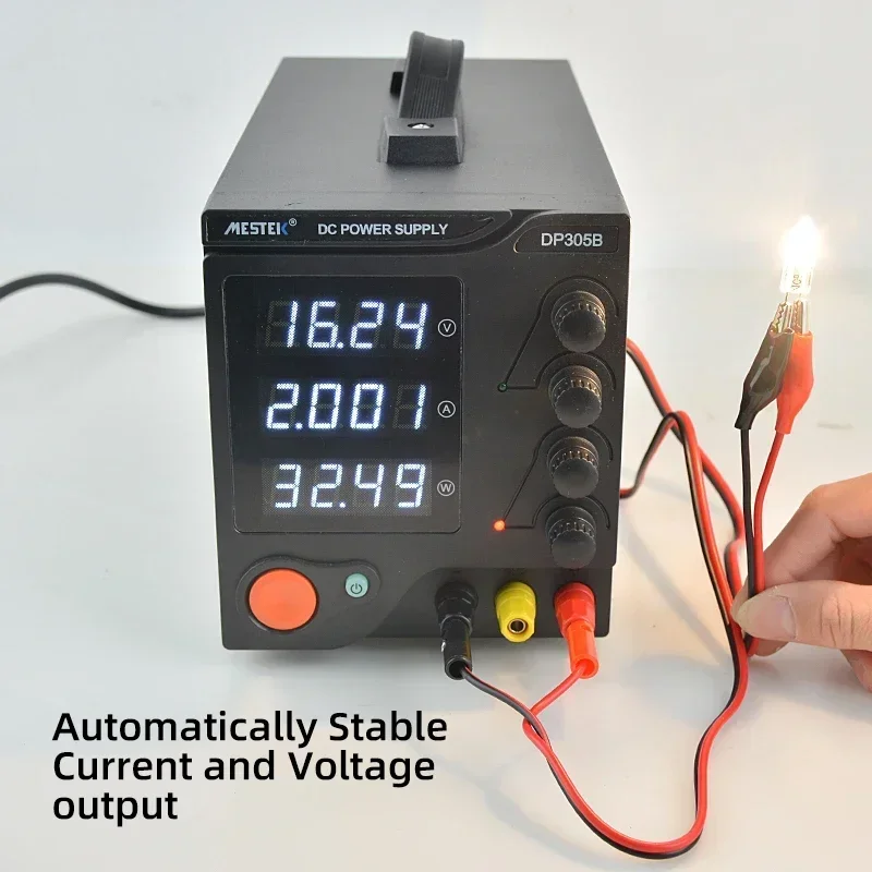 Fonte de Alimentação de Controle Digital, Ajustável, Regulado, Variável, Linear, Bancada, Para Laboratório, Ciência, Porta de Carregamento, Baixo Preço