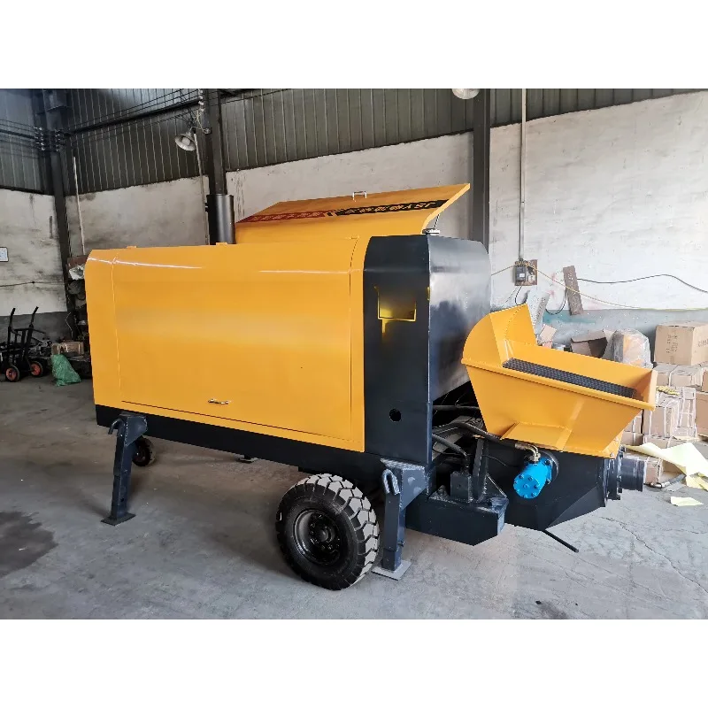Mobile Concrete Mixer Pump Diesel Concrete Mixing and Pumping Machine for Engineering Construction