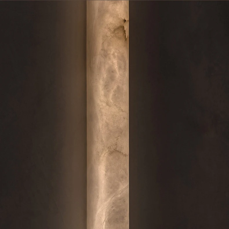 Minimalist Natural Marble Wall Lamp 40 60CM