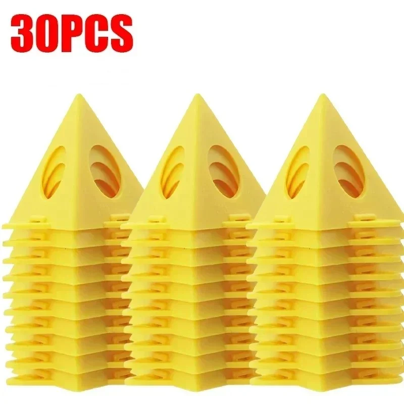 Piramidestandaards Schildersstandaards voor schilders, 12-50 stuks, 4 gaten, mini-kegelverfstandaards, canvas standaard