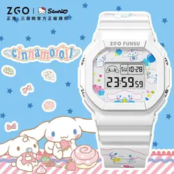 Sanrio Series Watches Female Small Square Student Electronic Watch My Melody Cinnamoroll Ins Children's Watch