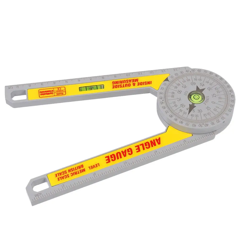

Ruler 360 Measuring Tool Woodworking Protractor Carpenter Angle Ruler Masonry Woodworking Stainless Steel Angle Gauge