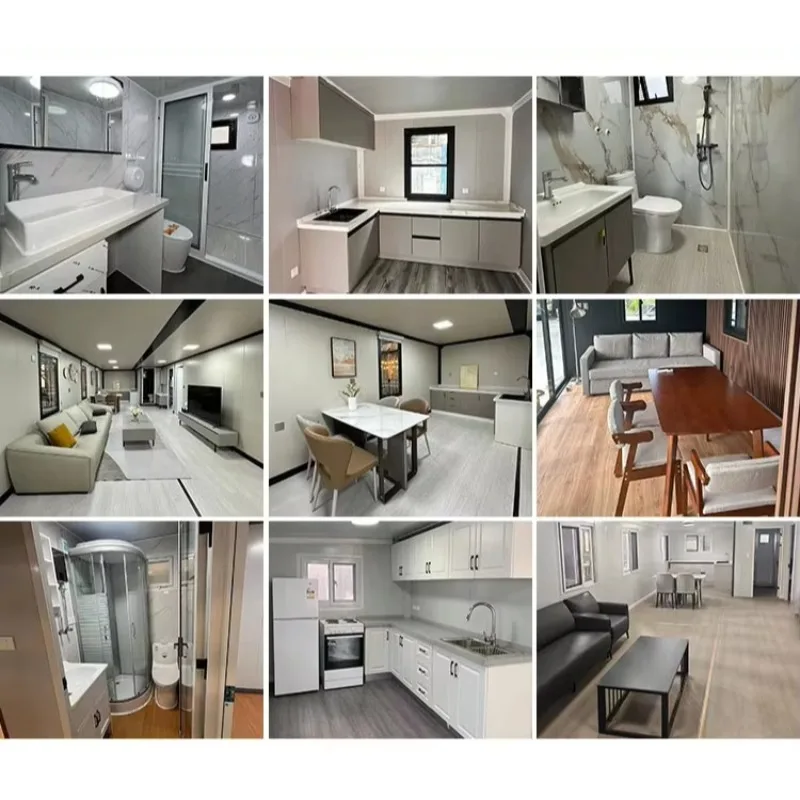 مقطورة متنقلة جاهزة منزل صغير مخصص للطي غرفة حديقة غرف توسيع حاوية منزل محمول رائجة البيع أمريكا #6