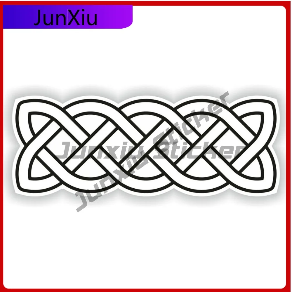 

Celtic Knot White Ireland Style Stickers Custom Decals Suv Decals Motorcycle Race Car Bumper Decoration Refit Sticker Funny Deco