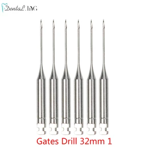 Endodontic Gates Drill, Glidden Rotary, Engine Use, Endo Files, #1-6, 32mm, 6pcs per package 10 Main Rotary Lima Sales - №2