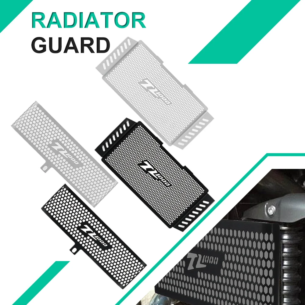 

Radiator Guard and Oil Cooler Set Grille Protective Cover Protector Grill Cover For Suzuki TL1000S TL 1000S 1997-1999 2000 2001